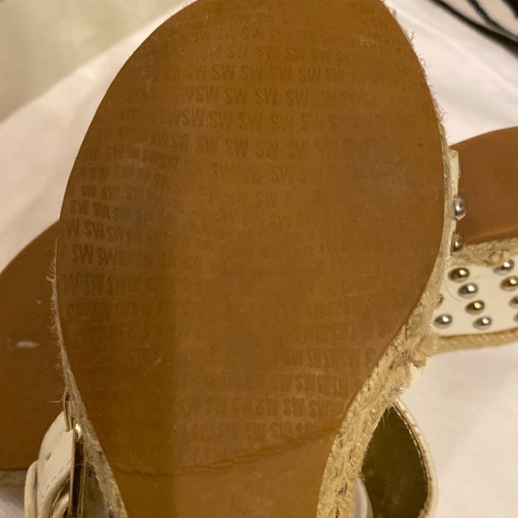 Stuart Weitzman girls wedge sandals size US 3 with Dustbag👡 👧 - Picture 11 of 14
